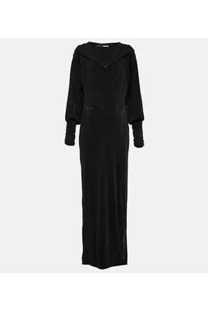ROTATE Hooded maxi dress