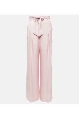 GABRIELA HEARST High-rise silk wide-leg pants