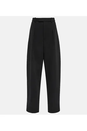 WARDROBE.NYC X Hailey Bieber HB wide-leg wool pants