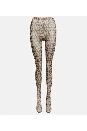 VALENTINO Toile Iconographe tights