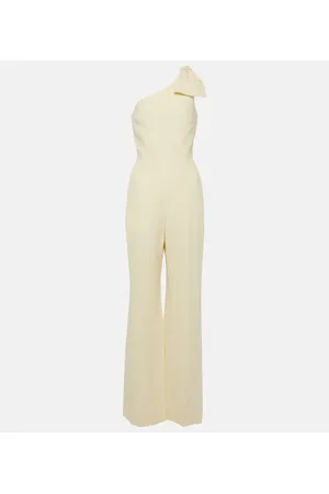 Chloé ChloÃ© One-shoulder linen jumpsuit