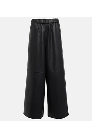 The Frankie Shop Sydney wide-leg leather pants