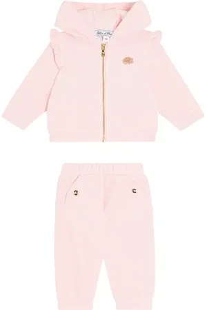 Tartine Et Chocolat Baby cotton-blend velvet tracksuit