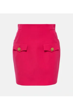 Balmain Virgin wool miniskirt