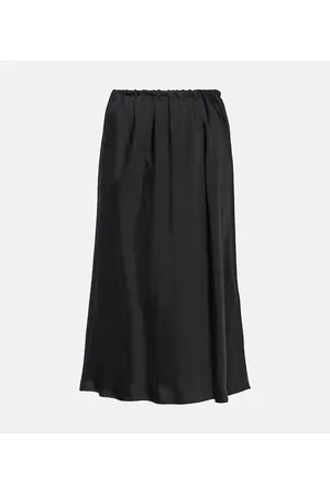 Jil Sander Satin midi skirt