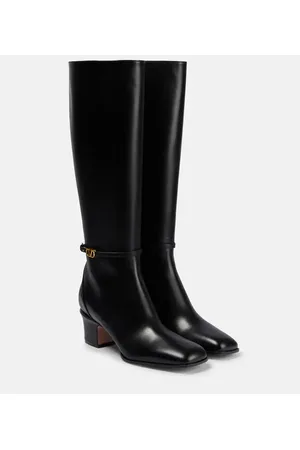 VALENTINO GARAVANI Leather knee-high boots