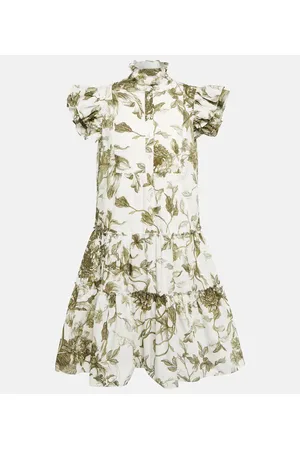 Erdem Pomona printed cotton minidress