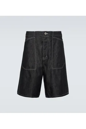 Kenzo Sailor embroidered denim shorts