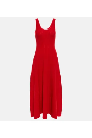 GABRIELA HEARST Pleated wool maxi dress