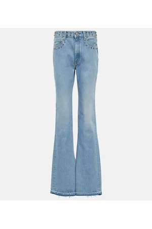 Alessandra Rich High-rise flared jeans