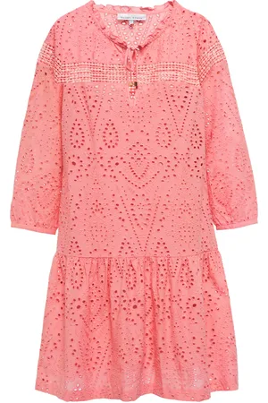 Heidi Klein Broderie anglaise cotton minidress