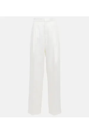 Chloé ChloÃ© Mid-rise straight linen pants