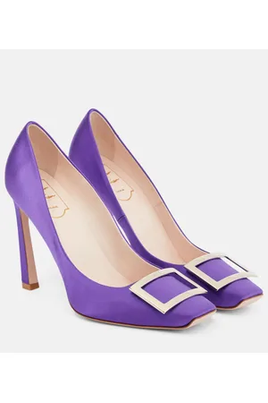 Roger Vivier Trompette satin pumps