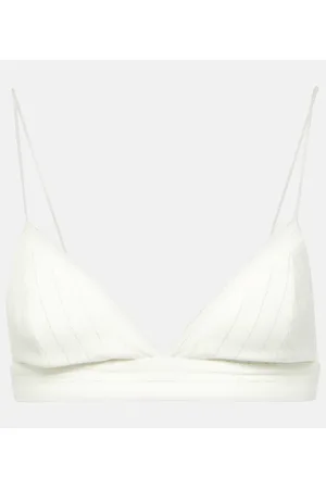 ALEX PERRY PInstripe LurexÂ® bralette