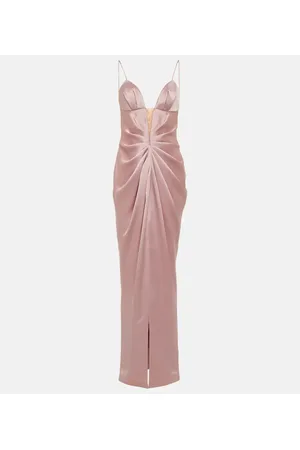 Rasario Draped satin gown