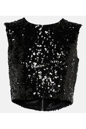 Dolce & Gabbana Sequined crop top