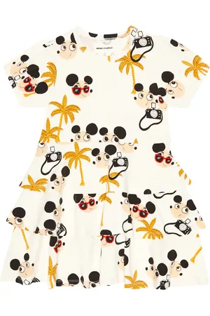 Mini Rodini Ritzratz tiered cotton dress