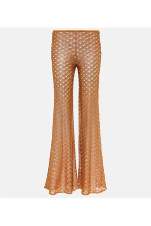 Missoni Low-rise lamÃ© wide-leg pants