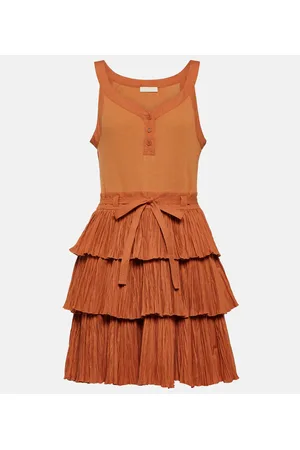 ULLA JOHNSON Tiered minidress