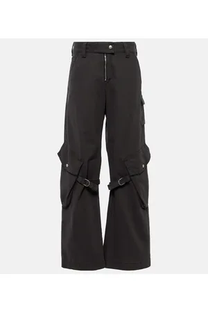Acne Studios Mid-rise cotton canvas cargo pants