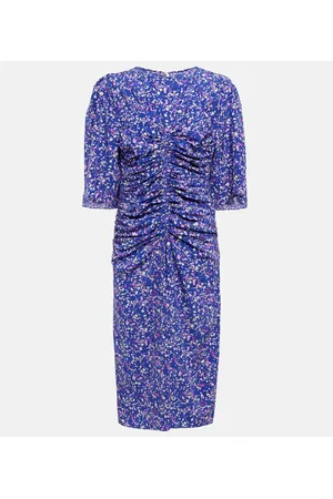 Isabel Marant Lurner silk-blend midi dress