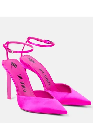 The Attico Perine satin pumps