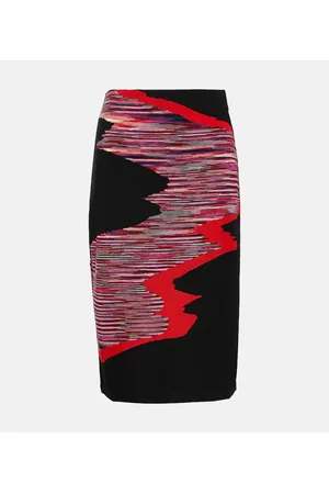 Missoni Space-dyed wool midi skirt