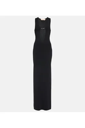 AYA MUSE Bombu embellished knit maxi dress
