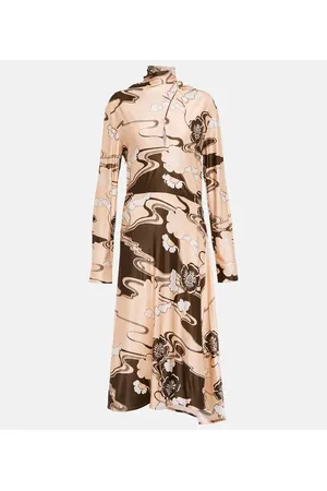 Jil Sander Printed midi dress