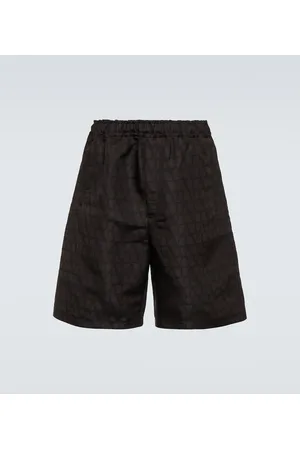 VALENTINO Toile Iconographe silk shorts