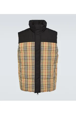 Burberry Check reversible down vest