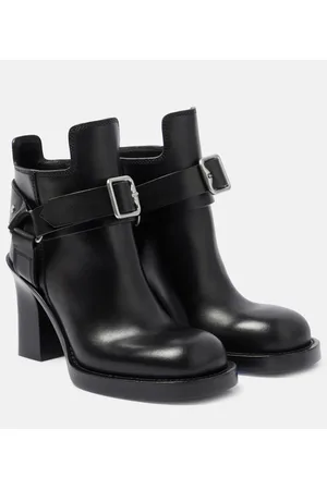 Burberry Stirrup leather ankle boots