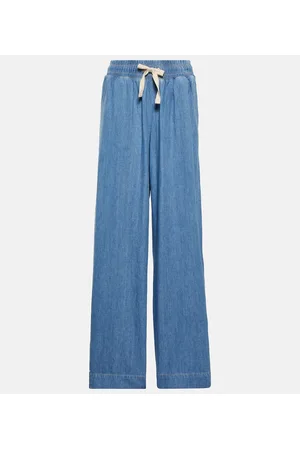 Frame Cotton and linen drawstring pants