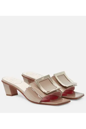 Roger Vivier Love Vivier patent leather sandals