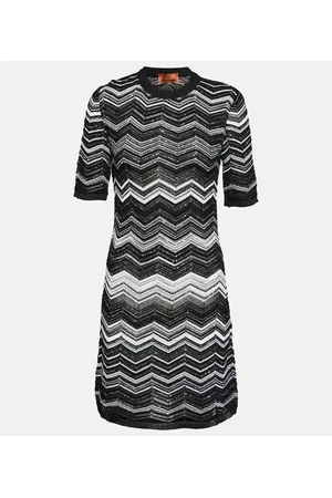 Missoni Zig-zag knit sequined minidress