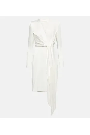 Max Mara Bridal Maura satin wrap dress