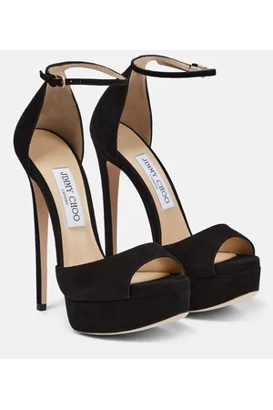 Jimmy Choo Max 150 suede platform sandals