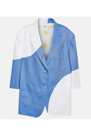Thom Browne Polka-dot oversized cotton blazer