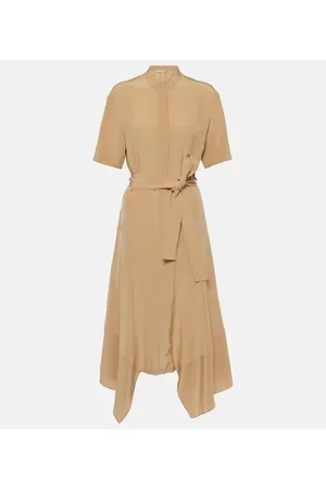 Stella McCartney Silk crÃªpe de chine shirt dress