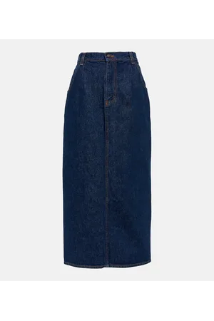 MAGDA BUTRYM Denim midi skirt