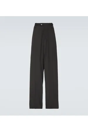 Balenciaga Skater tailored wool-blend wide-leg pants