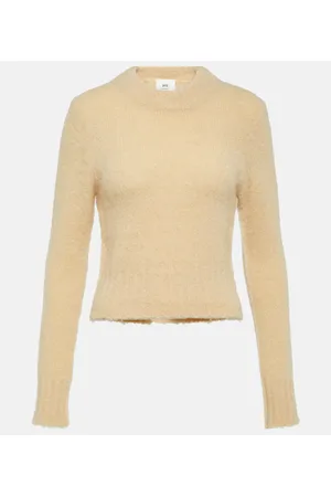 Ami Alpaca and wool-blend sweater