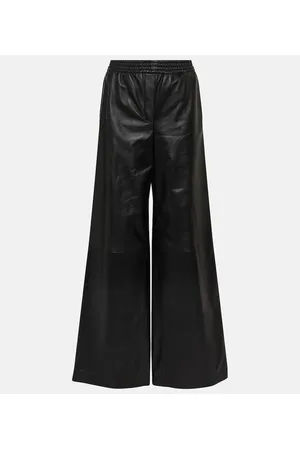 Joseph Ashbridge leather wide-leg pants
