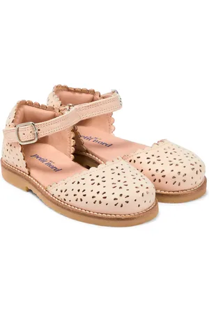 Petit Nord Ladida perforated leather ballet flats