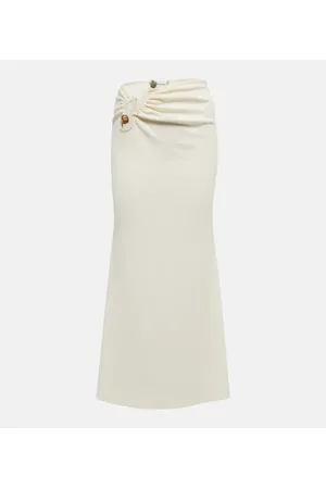 CHRISTOPHER ESBER Distort cutout high-waisted midi skirt
