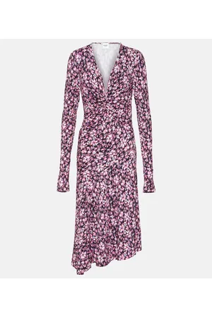 Marant Etoile Lania printed jersey midi dress