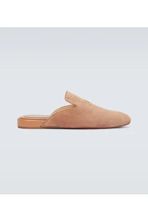 Christian Louboutin Navy Coolito Flat mules