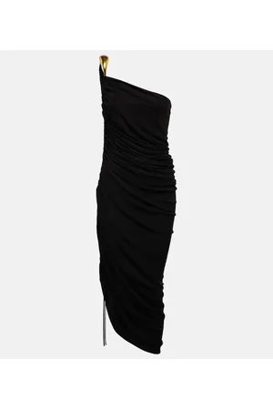 Bottega Veneta One-shoulder midi dress
