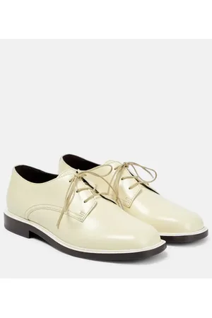 The Row Jules leather derby shoes