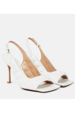 Bottega Veneta Padded leather slingback sandals